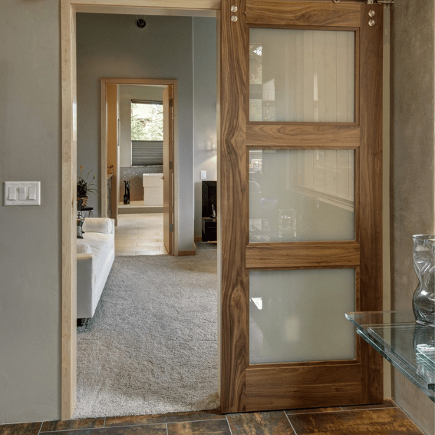 CONTEMPORARY BARN DOORS BY PRESCOTT SHUTTERS