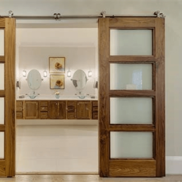 RUSTIC BARN DOORS FROM PRESCOTT SHUTTERS